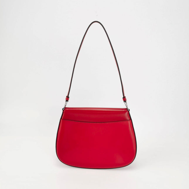 Sold Prada Cleo Flap Red Leather Small Shoulder bag
