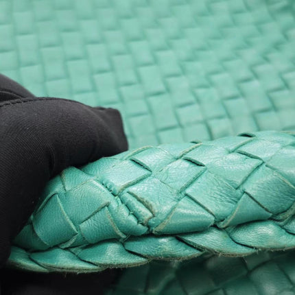 Sold Bottega Veneta Belly Hobo Intrecciato Green Nappa Leather Medium