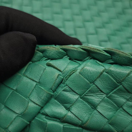 Sold Bottega Veneta Belly Hobo Intrecciato Green Nappa Leather Medium
