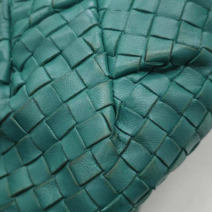 Sold Bottega Veneta Belly Hobo Intrecciato Green Nappa Leather Medium