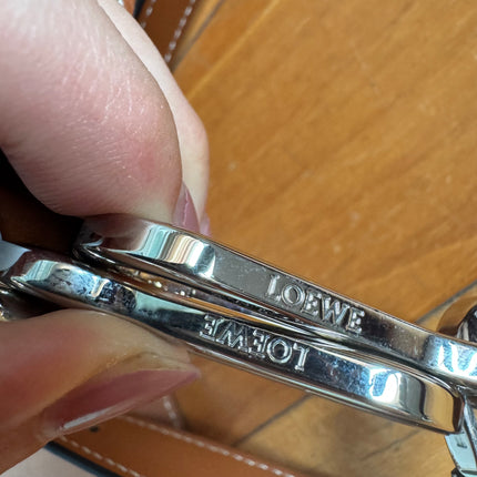 Loewe Puzzle Small Leather Woven Braided Tan Brown Crossbody Bag