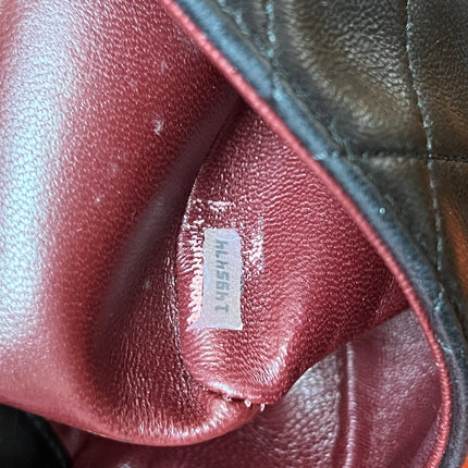 Chanel Vintage Classic Flap Mini Square Black Lambskin 24k Gold HW, 1989-1991