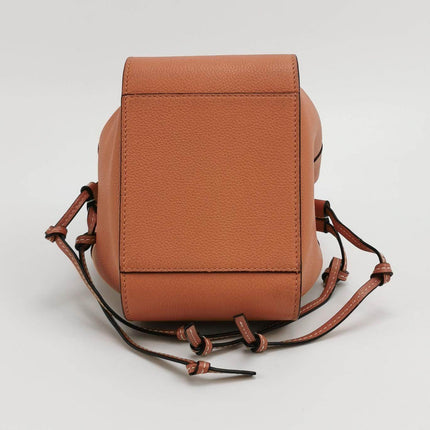 Loewe Hammock Mini Caramel Calfskin Leather Top Handle Crossbody Bag