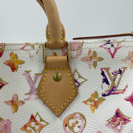 Louis Vuitton Speedy 35 Monogram Watercolor Pink Handbag Richard Prince 2008