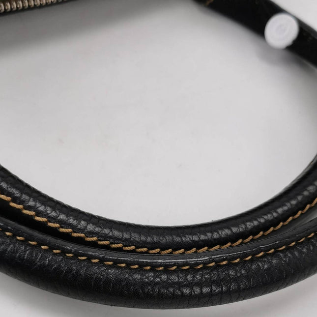 Sold CHANEL Calfskin Leather Tassel Medium Black Bowler bag