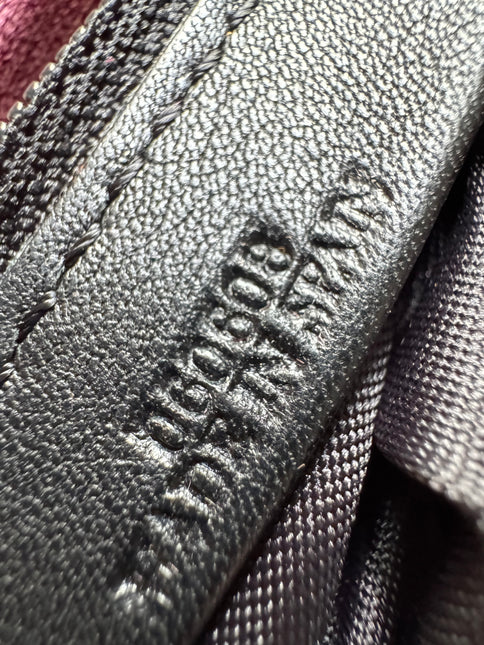 Loewe Amazona 19 Mini Handbag in Purple Velvet with Crystal Logo