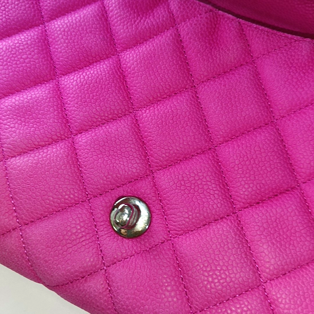 Chanel Envelope Clutch with Chains Pink Caviar Leather, 2013-2014