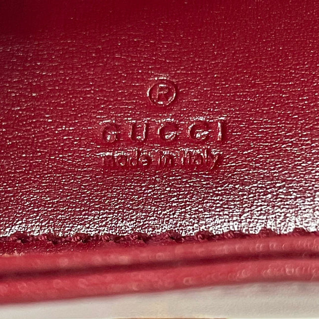 Gucci Jackie 1961 Mini Red Burgundy Leather Bag