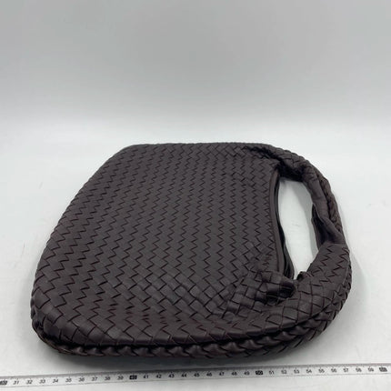 Sold Bottega Veneta Intrecciato Hobo Bag Medium Brown Lambskin leather 40cm Never Worn
