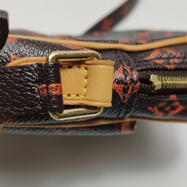 Louis Vuitton x Grace Coddington Catogram Brown Camera Bags