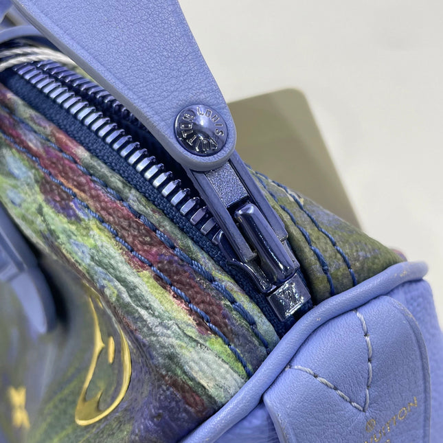 Louis Vuitton x Jeff Koons Speedy 30 Monet Water Lilies Top Handle Bag