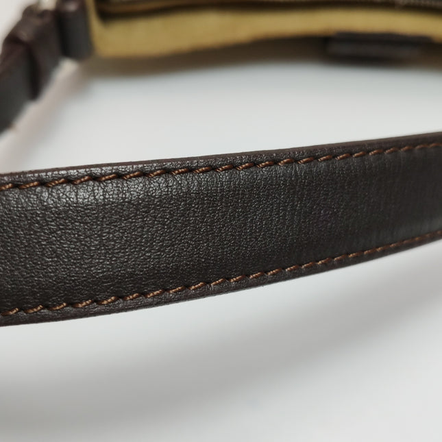 Loewe Brown Suede Shoulder Bag Vintage