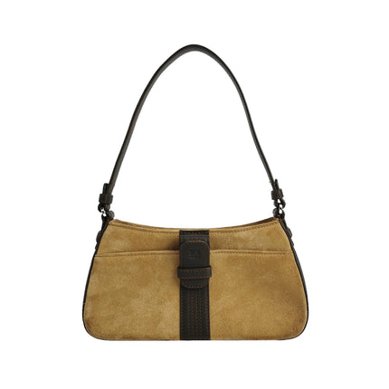 Loewe Brown Suede Shoulder Bag Vintage-Luxbags