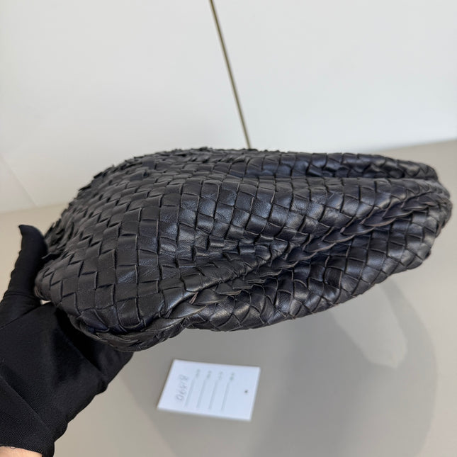 Bottega Veneta Veneta Hobo Dark Navy Intrecciato Leather Bag 47cm