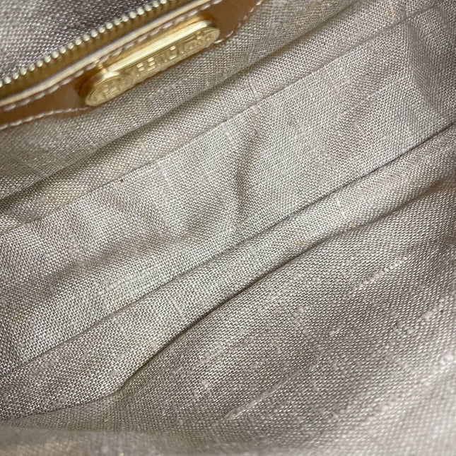Sold FENDI Baguette Lilac Purple Glitter beads and Gold Leather