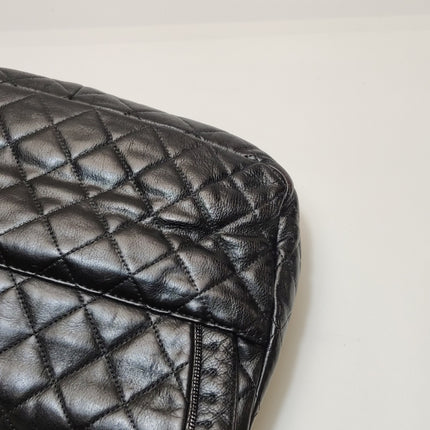 Chanel Istanbul Flap Bag 2011 Medium Leather and Knot Chain Redyed Black