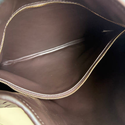 Bottega Veneta Hop Hobo Small Medium Leather Chocolate Brown 46cm