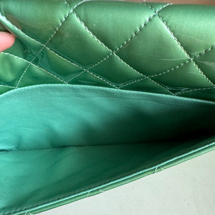 Sold Chanel Envelope Clutch with Chains 2013 Shoulder Bag Apple Green Patent Leather