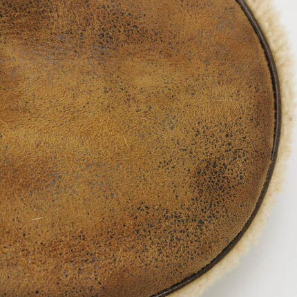 Sold Dior Saddle Vintage Shoulder Bag Shearling Brown and While