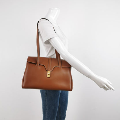 Celine Medoim Soft 16 Bag Caramel Natural Tan Smooth Calfskin Leather