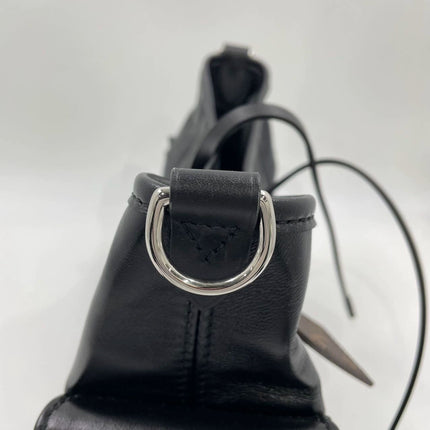 Louis Vuitton CarryAll Cargo Vibe PM Small Lambskin Leather So Black Shoulder Bag