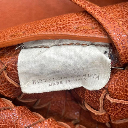 Bottega Veneta Cabat Tote Burnt Metallic Orange Intrecciato Leather 40cm
