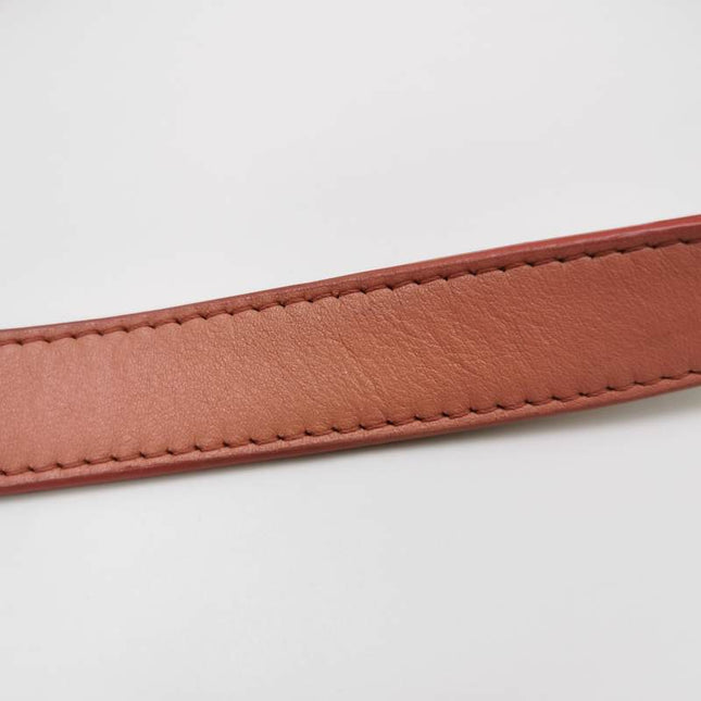 Sold Fendi Baguette Pink Leather with Gold Studded Metal Buckle