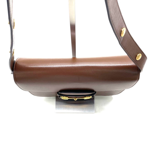 Sold Gucci 1955 Horsebit Shoulder Bag Caramel Brown Small Leather
