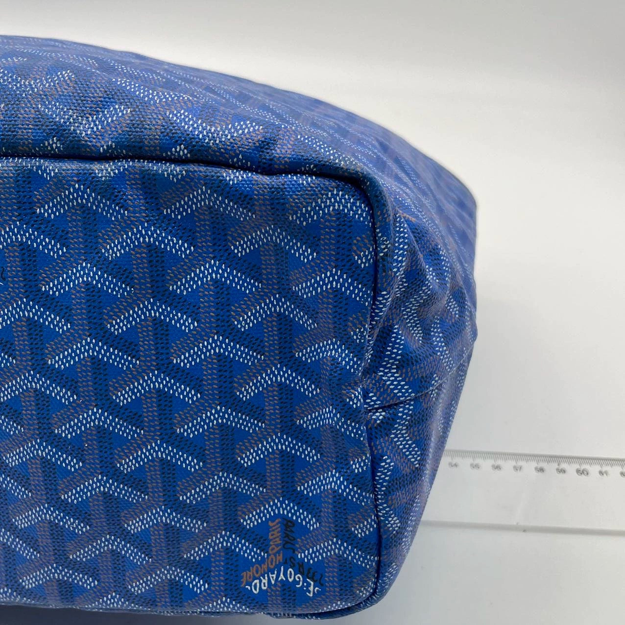 Sold Goyard Saint Louis PM Tote Medium Blue