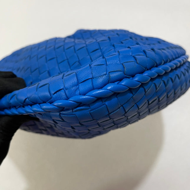 Bottega Veneta Veneta Hobo Medium Royal Blue Intrecciato Leather Bag 47cm