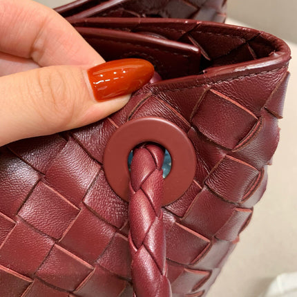 Bottega Veneta Andiamo Large Burgundy Handbag