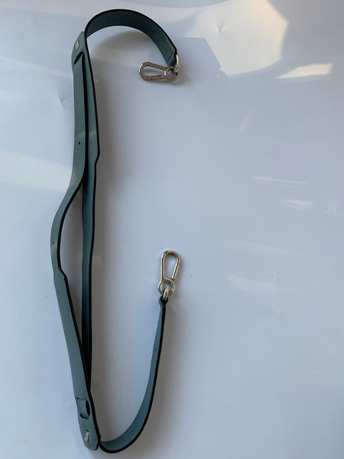 Sold Loewe Puzzle Small Blue Leather Crossbody Bag