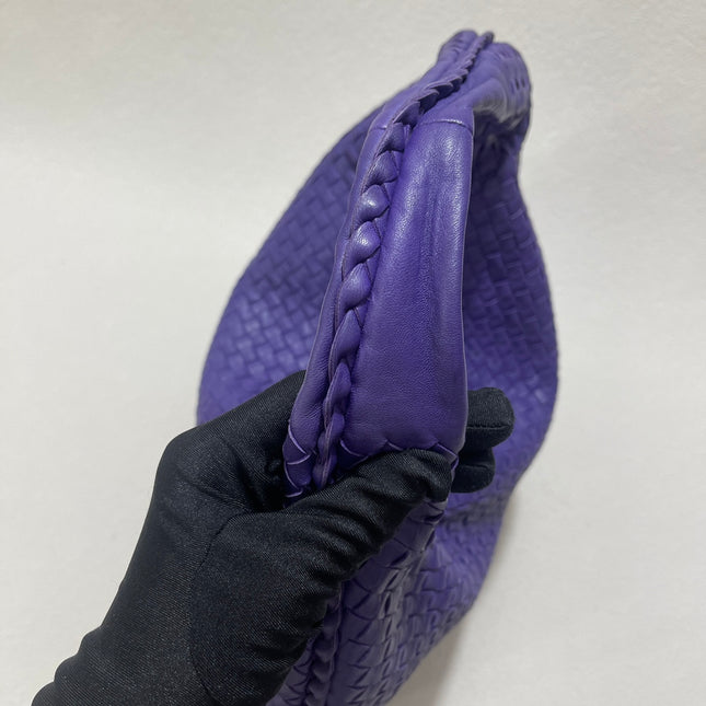 Sold Bottega Veneta Hobo Bag Large Leather Purple 47cm