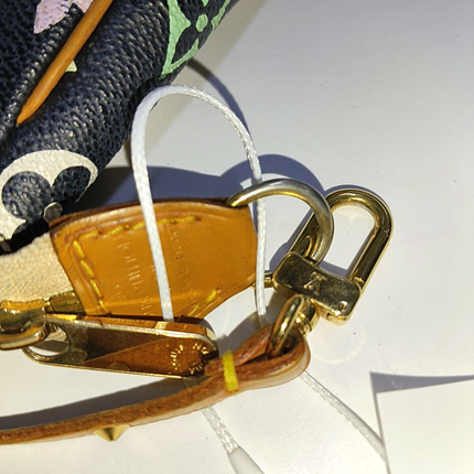 Louis Vuitton x Takashi Murakami Pochette Accessoire Black Multicolor