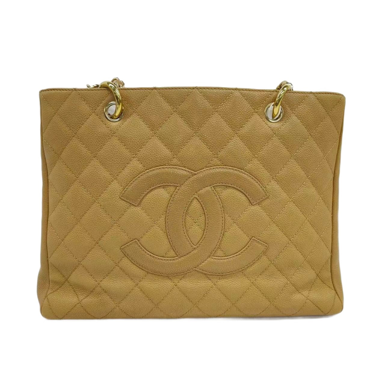 Chanel GST Grand Shopping Tote Camel Caviar Leather – Luxbags