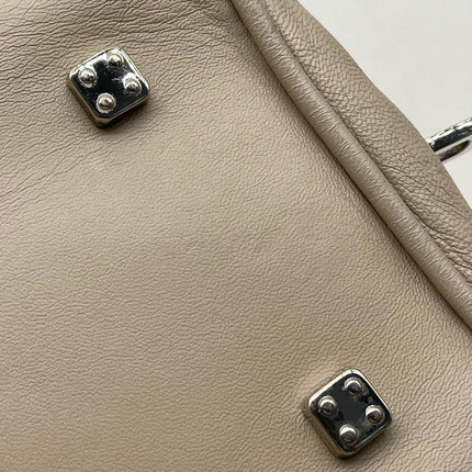 Loewe Amazona 29 Pearlescent Nude Lambskin Leather Zip Around