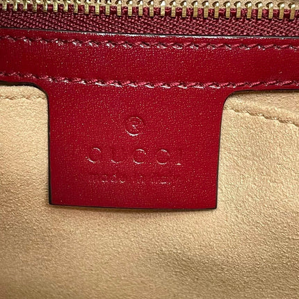 Gucci Jackie 1961 Red Burgundy Leather Bag Small Shoulder Bag