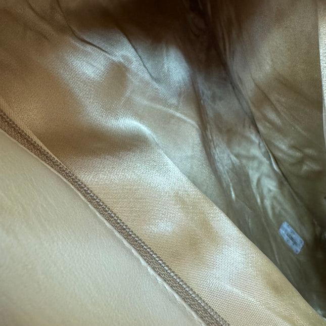 Chanel Vintage XXL Maxi Pink Striped Travel Flap Bag Canvas Gold Hardware