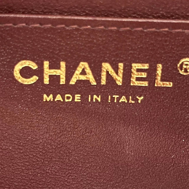 Chanel Classic Flap Mini Métiers d'Art Paris-Hamburg 2018 Wool Nautical Charms