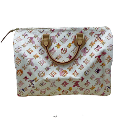 Louis Vuitton Speedy 35 Monogram Watercolor Pink Handbag Richard Prince 2008