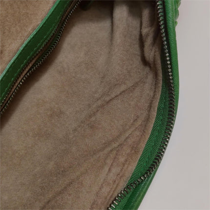 Bottega Veneta Veneta Hobo Green Intrecciato Leather Medium 40cm