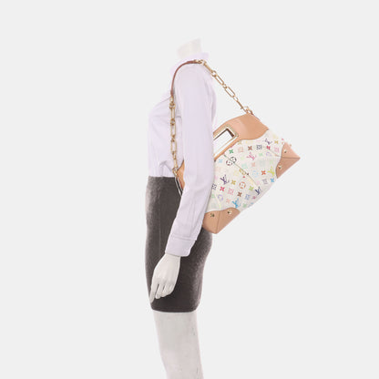 Louis Vuitton x Takashi Murakami Judy Medium White Multicolor