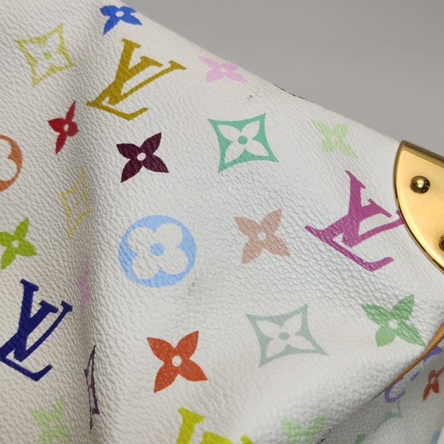 Louis Vuitton x Takashi Murakami Speedy 30 Lock White Multicolor