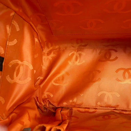 Chanel Cambon Large Dark Brown Calfskin Leather Double Strap Handbag