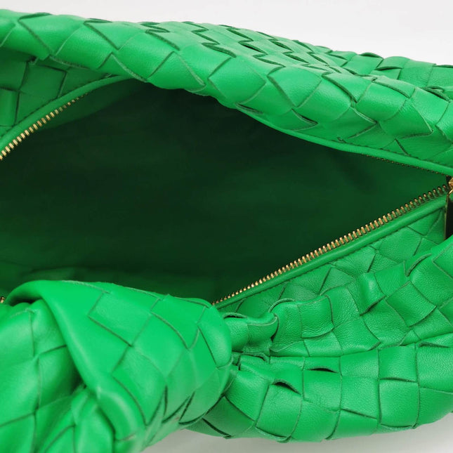 Bottega Veneta Teen Jodie Leather Green Medium
