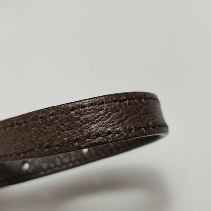 Gucci Bamboo 1947 Mini Brown Leather and Canvas Crossbody Bag