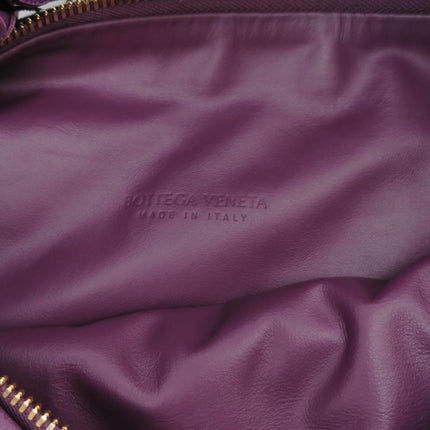 Bottega Veneta Jodie Small Purple Intrecciato Leather Gold Hardware
