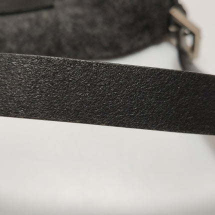 Sold Fendi Baguette Bag Grey Wool Zucca Print Shoulder Bag