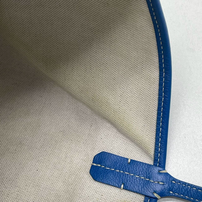 Sold Goyard Saint Louis PM Tote Medium Blue