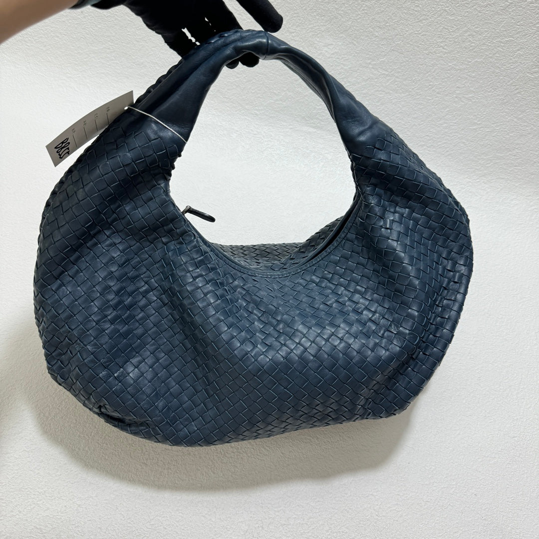 Bottega Veneta Belly Hobo Intrecciato Navy Large 47cm-Luxbags